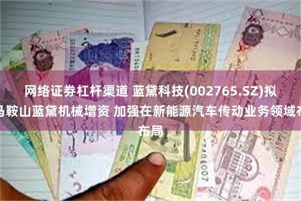 网络证劵杠杆渠道 蓝黛科技(002765.SZ)拟对马鞍山蓝黛机械增资 加强在新能源汽车传动业务领域布局
